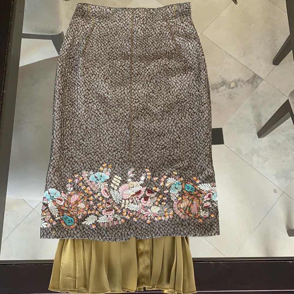 Silk Zac Posen skirt
